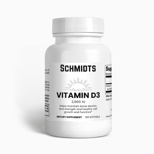 Schmidt's Vitamin D3 2,000 IU