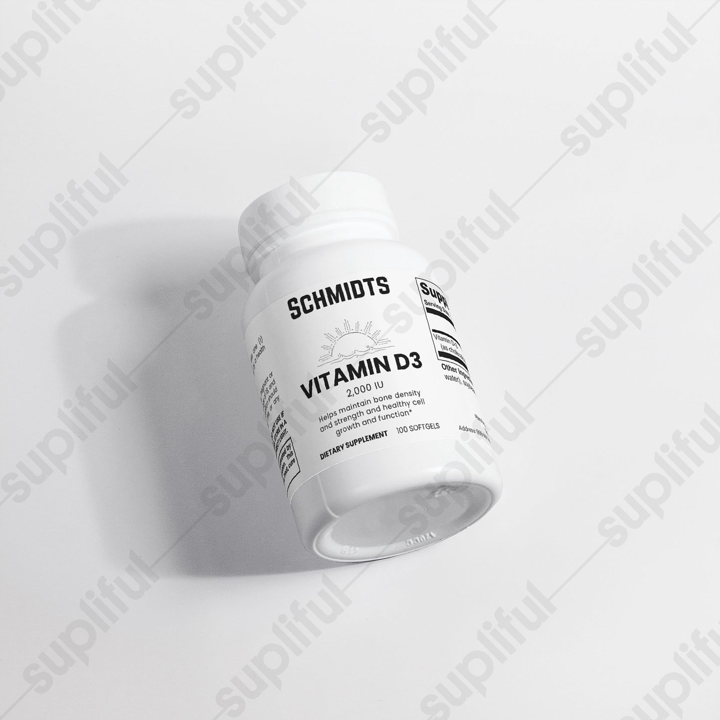 Schmidt's Vitamin D3 2,000 IU